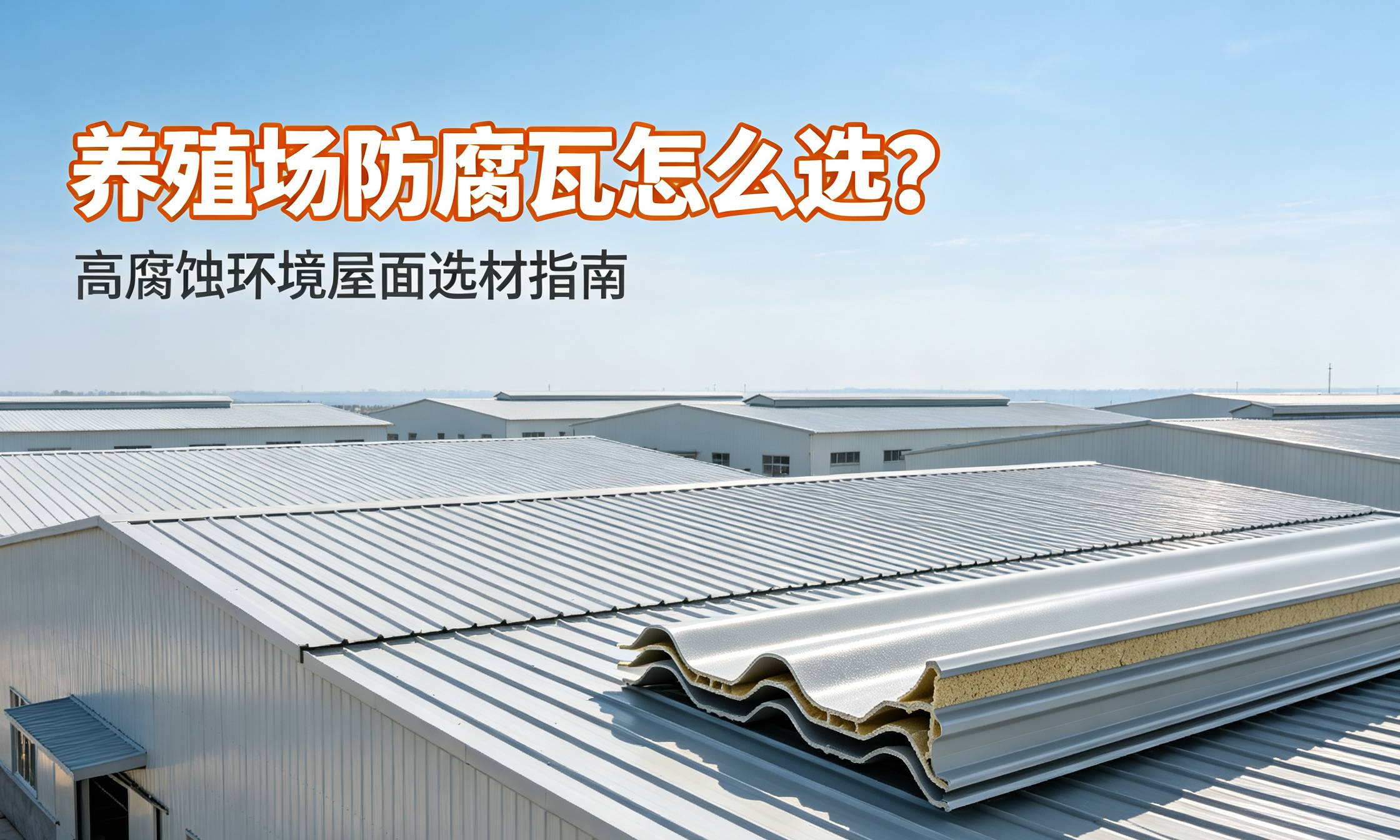 养殖场防腐瓦怎么选？常用防腐瓦种类以及选购建议
